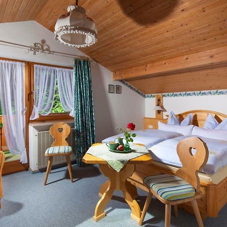 Pension Waldklause, Doppelzimmer Mit Balkon, Dusche, Wc Konigssee Luaran gambar