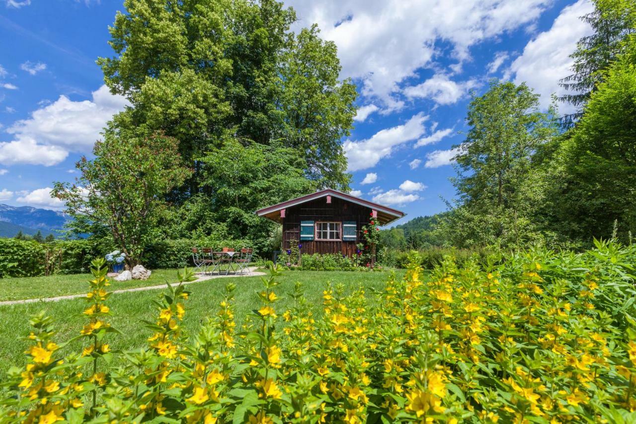 Pension Waldklause, Doppelzimmer Mit Balkon, Dusche, Wc Konigssee Luaran gambar