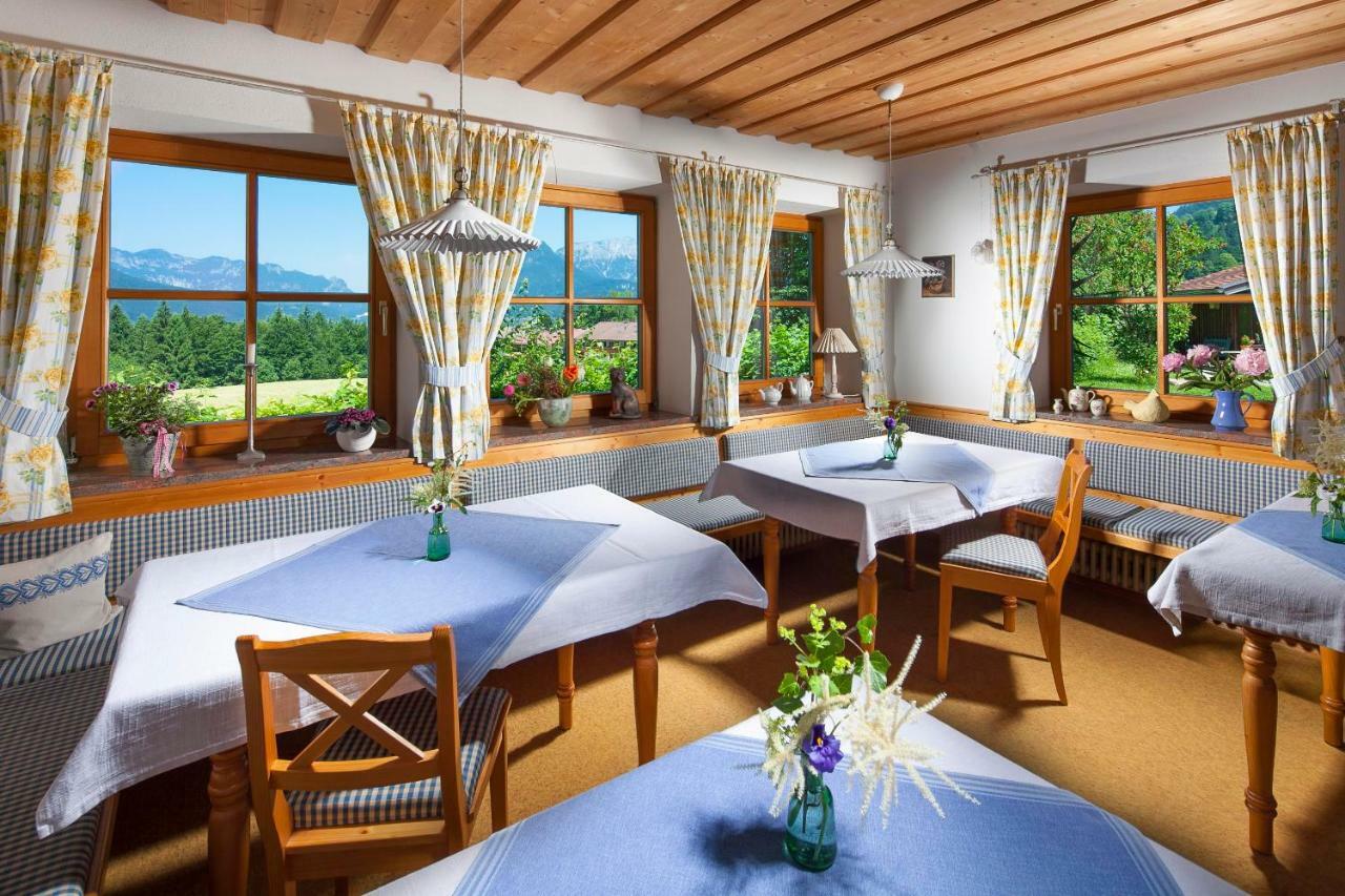 Pension Waldklause, Doppelzimmer Mit Balkon, Dusche, Wc Konigssee Luaran gambar