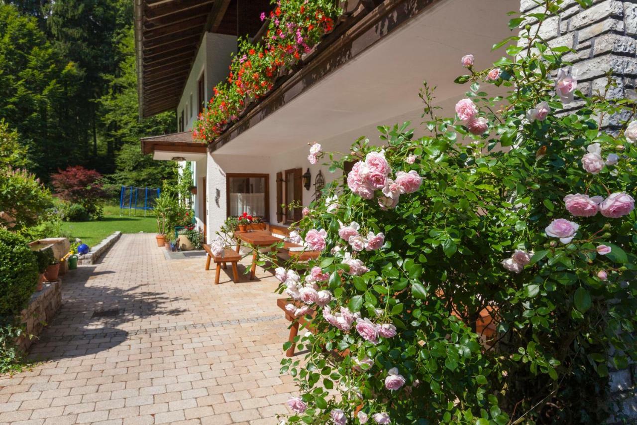 Pension Waldklause, Doppelzimmer Mit Balkon, Dusche, Wc Konigssee Luaran gambar