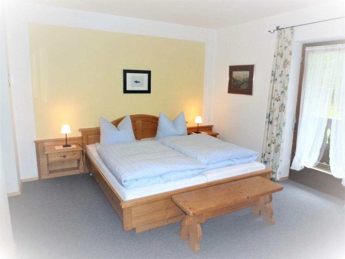 Pension Waldklause, Doppelzimmer Mit Balkon, Dusche, Wc Konigssee Luaran gambar