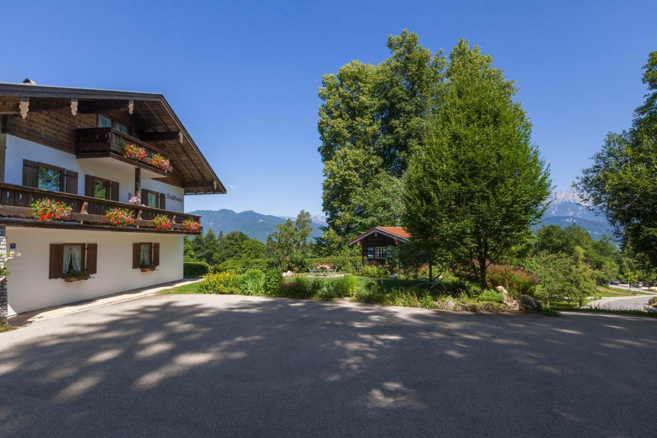 Pension Waldklause, Doppelzimmer Mit Balkon, Dusche, Wc Konigssee Luaran gambar