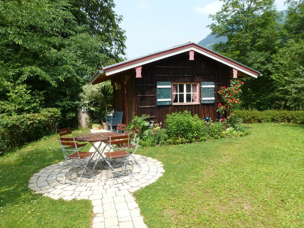 Pension Waldklause, Doppelzimmer Mit Balkon, Dusche, Wc Konigssee Luaran gambar